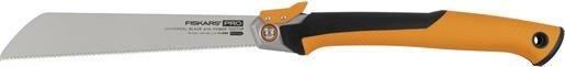 Produktbild Fiskars Pro Klappbare Zugsäge, Sägeblattlänge: 25 cm, 13 TPI, Schwarz/Orange, PowerTooth, 1062933