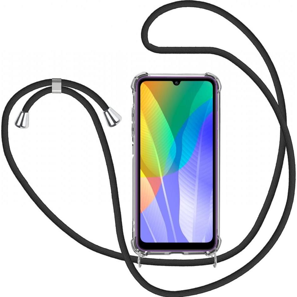 Screenguard Huawei Y6p Loopster Necklace Hülle, Handykette, Transparent