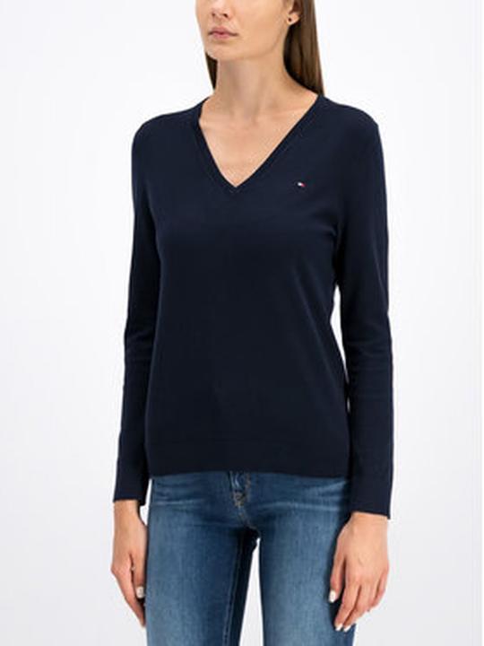 Image du produit Tommy Hilfiger Pull Col V Héritage (XXS)