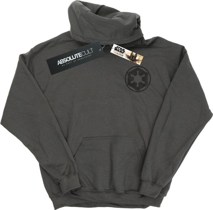 Image du produit Star Wars - Sweat à capuche THE MANDALORIAN GALACTIC EMPIRE INSIGNIA BREAST PRINT - Garçon (128)