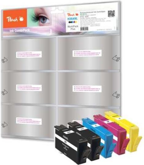 Produktbild Peach NR.364XL MultiPackPlus 2xbk Retail Comp. (M, C, Y, BK)