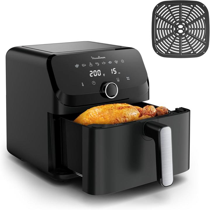 Actual product image Moulinex Easy Fry Mega Air Fryer with Large Capacity, Low Energy Use, and 8 Cooking Modes
