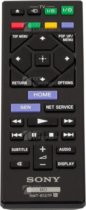 Actual product image Sony Replacement remote control RMT-B127P (Device-specific remote control)