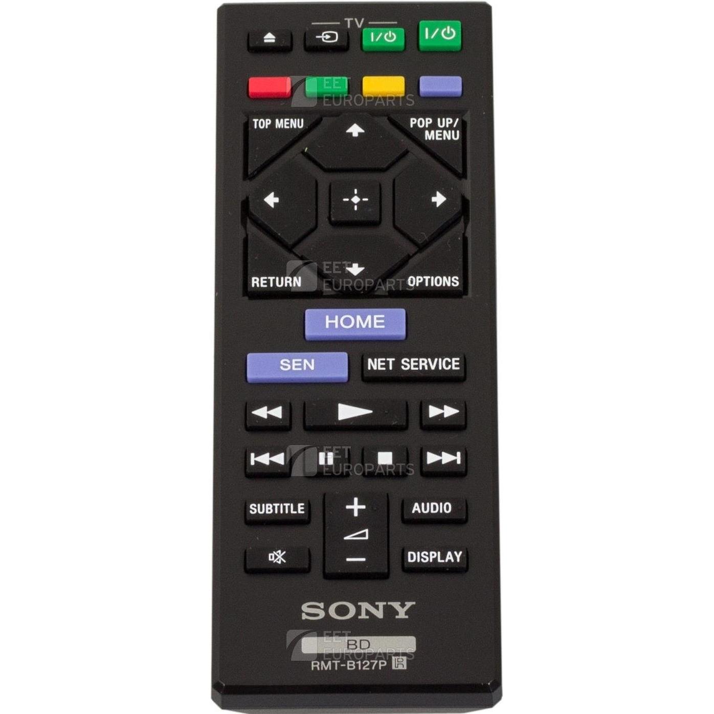 Thumbnail - Sony Ersatzfernbedienung RMT-B127P (Gerätespezifische Fernbedienung), Fernbedienung, Schwarz