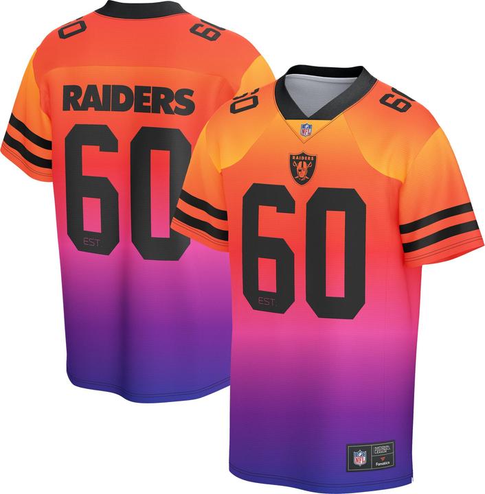 Actual product image Fanatics Las Vegas Raiders NFL SUNSET Mesh Supporters Jersey - M (M)