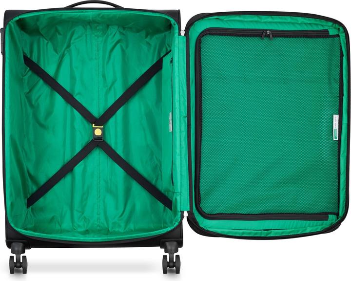 Produktbild Delsey Paris x United Colors of Benetton Color Block 4 Rollen Trolley L 77 cm mit Dehnfalte (114 l, XL (ab 115l))