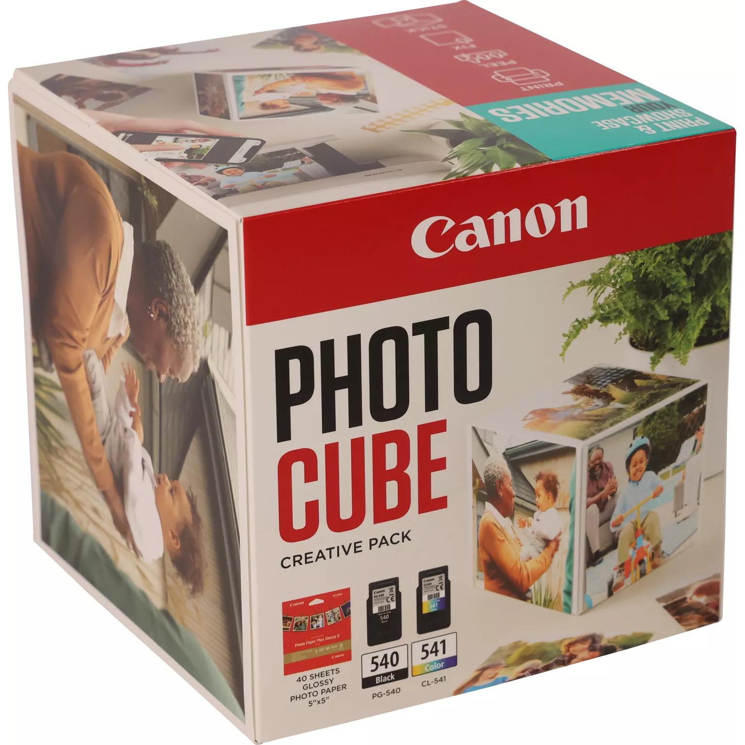 Canon, Druckerpatrone, Ink/5x5 Phot Paper PP-201 40sheets+ (M, Y, C)