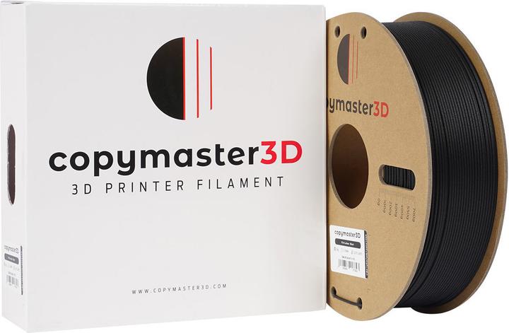 Actual product image Copymaster3D PLA Carbon Filament for 3D Printers, 1.75 mm, Black (PLA, 1.75 mm, Black)