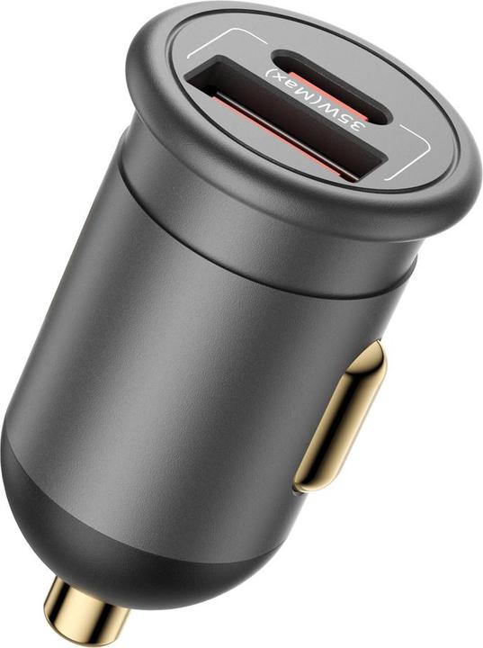 Produktbild BlueO - Car Charger - USB-A, Type-C, 35W - Grey