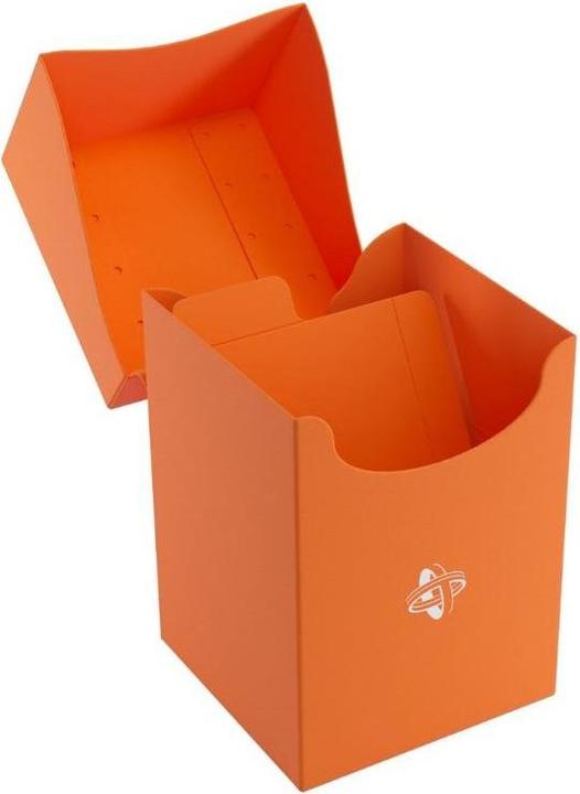 Actual product image Gamegenic GGS25038 - Deck Holder 100+ Orange Card Box