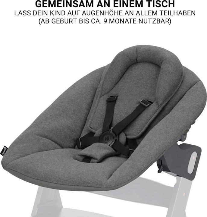 Produktbild Hauck Hochstühle Beta Plus White 5-tlg. Newborn Set - Hochstuhl + 2in1 (Hochstuhl)