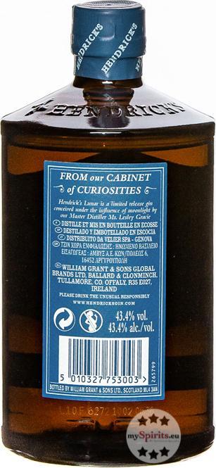 Produktbild Hendrick's Lunar Gin (1 x 70 cl)