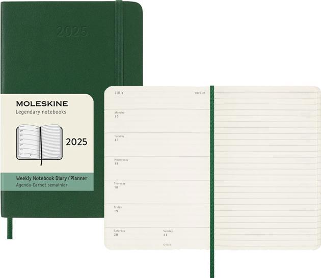 Actual product image Moleskine Notebook (A6, Pocket, 1 week / 1 page)