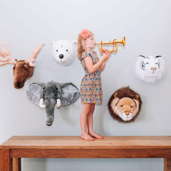 Actual product image Wild & Soft Animal head lion Cesar (39 cm)