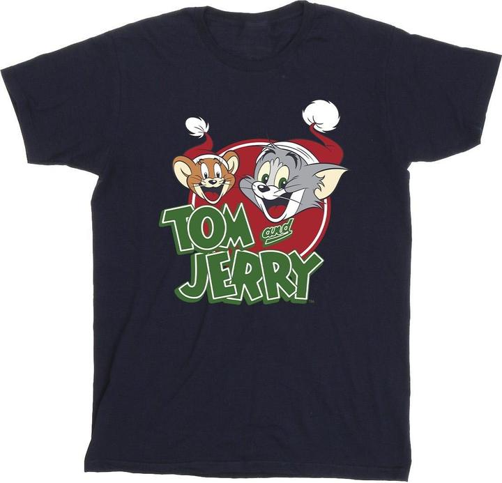 Produktbild Tom & Jerry Christmas Hat Logo TShirt (5XL)
