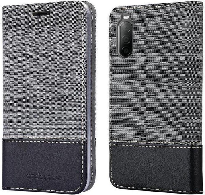 Produktbild Cadorabo Book Jeans Optik Cover (Sony Xperia 10 II)