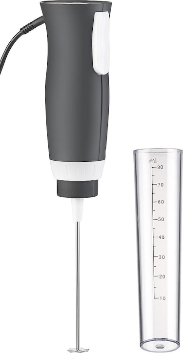 Produktbild Rosenstein & Söhne Elektrischer Profi-Mini-Handmixer mit Mixbecher-Aufsatz