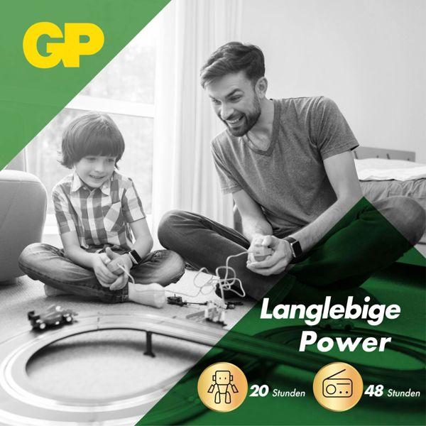 Produktbild GP Batteries 9 V Batterie Super Alkaline Batterien 9V, 8er (1 Stk., 9V Block)