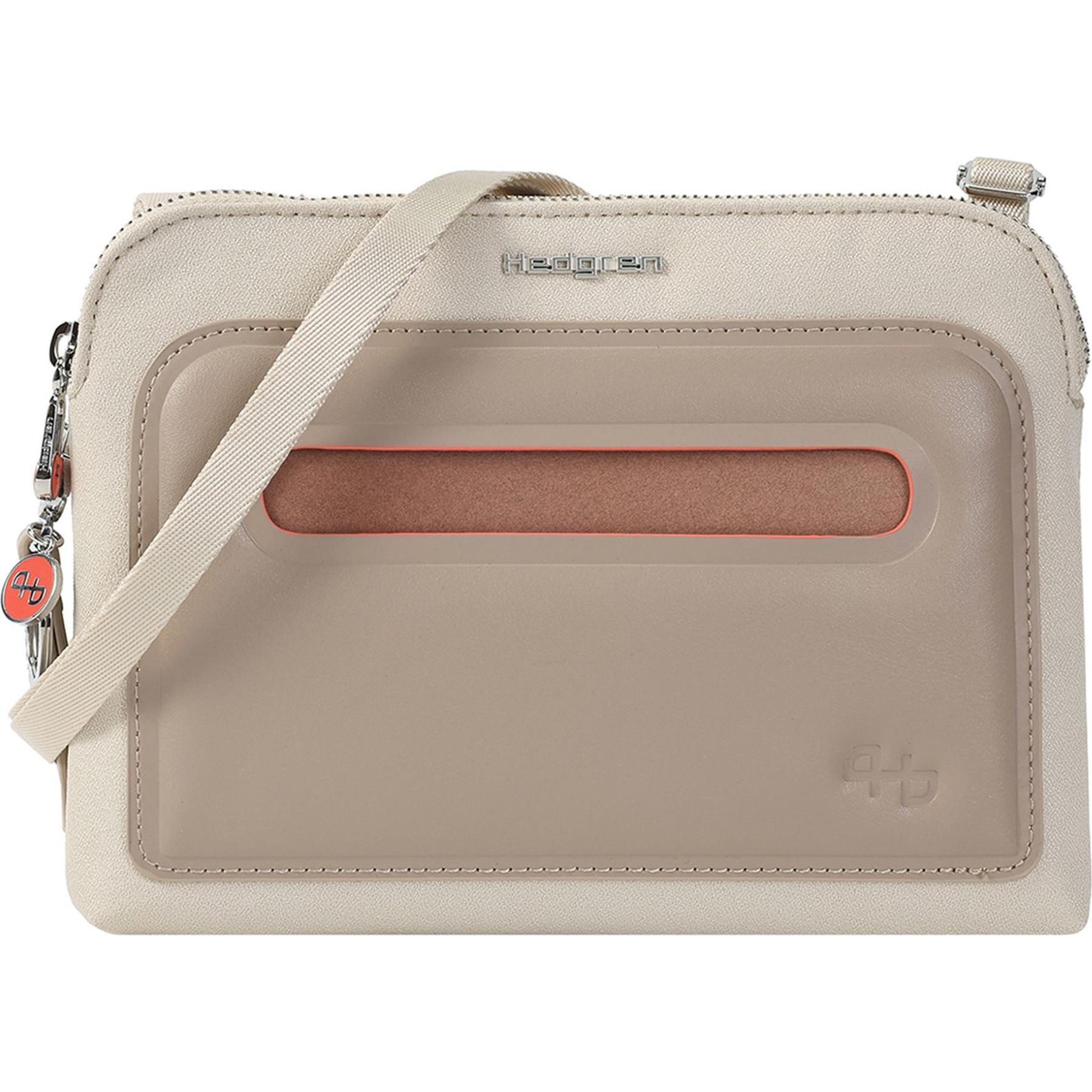 Hedgren, Handtasche, Fika Umhängetasche RFID 23 cm, Braun