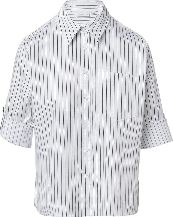 Immagine prodotto Comma Bluse Streifenbluse aus Baumwollstretch mit Leo-Detail (44)