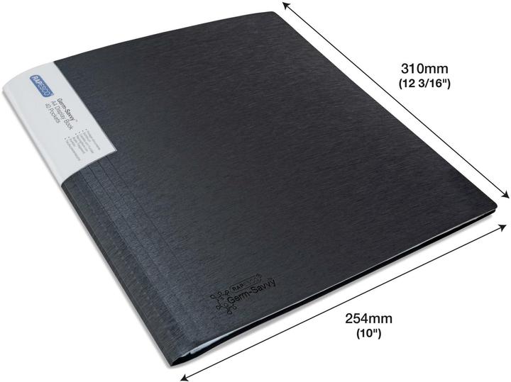 Produktbild Rapesco Präsentationsmappe Germ-Savvy A4 Schwarz (A4, 2x)