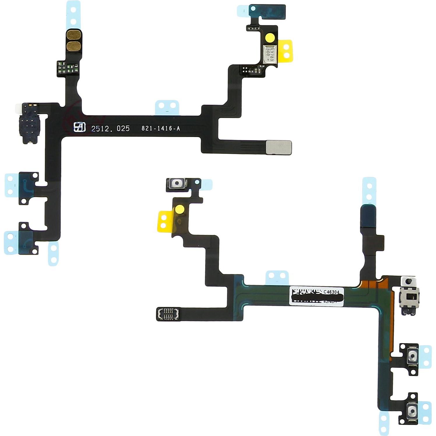 Thumbnail - Avizar Powerbutton Flexkabel iPhone 5 (iPhone 5), Mobilgerät Ersatzteile, Schwarz