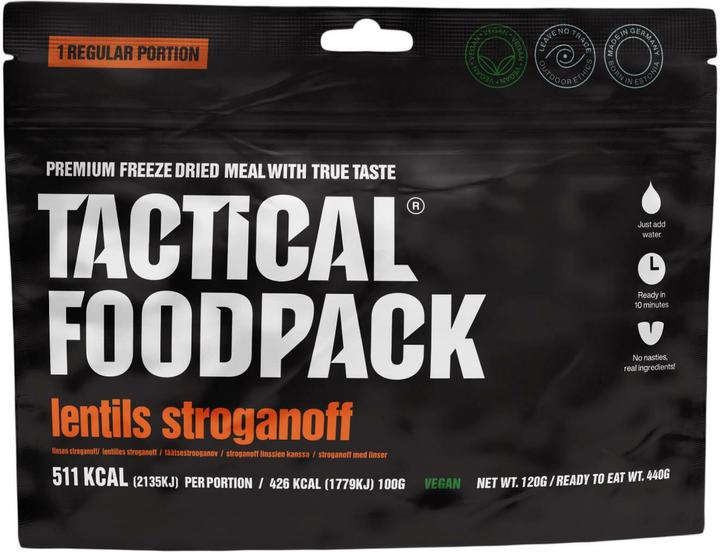Tactical Foodpack Lentils Stroganoff (120 g)