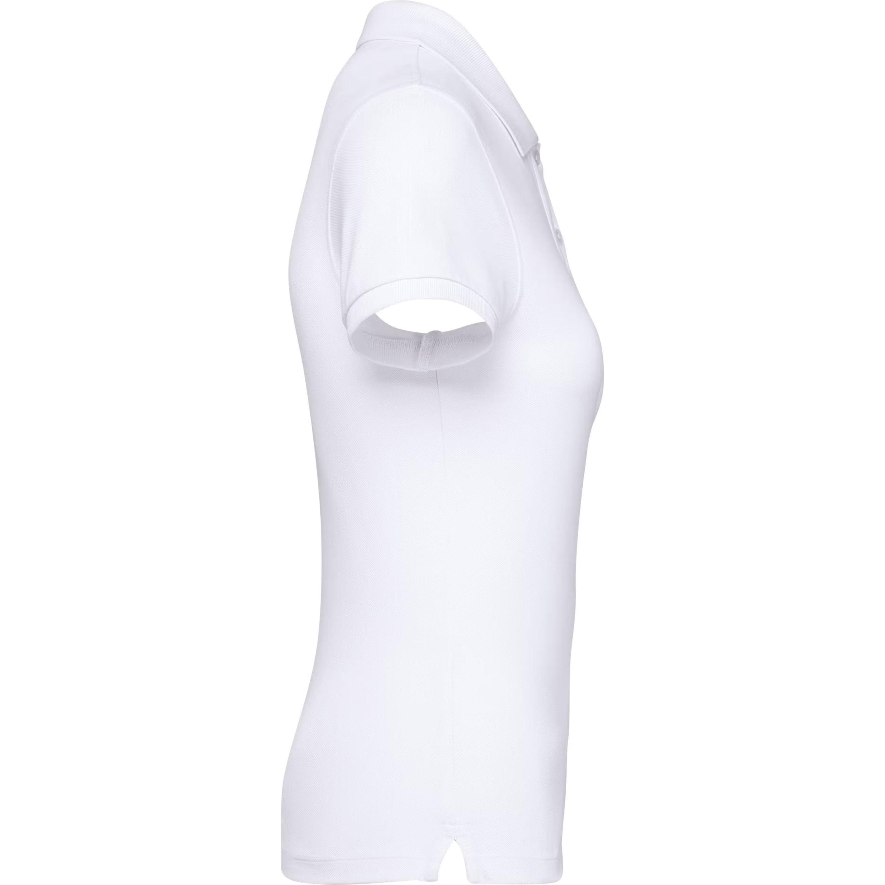 Native Spirit, Damen, Shirt, Ökologisch verantwortliches Polo-Shirt aus Piqué-Strick, Damen, Weiss, (M)