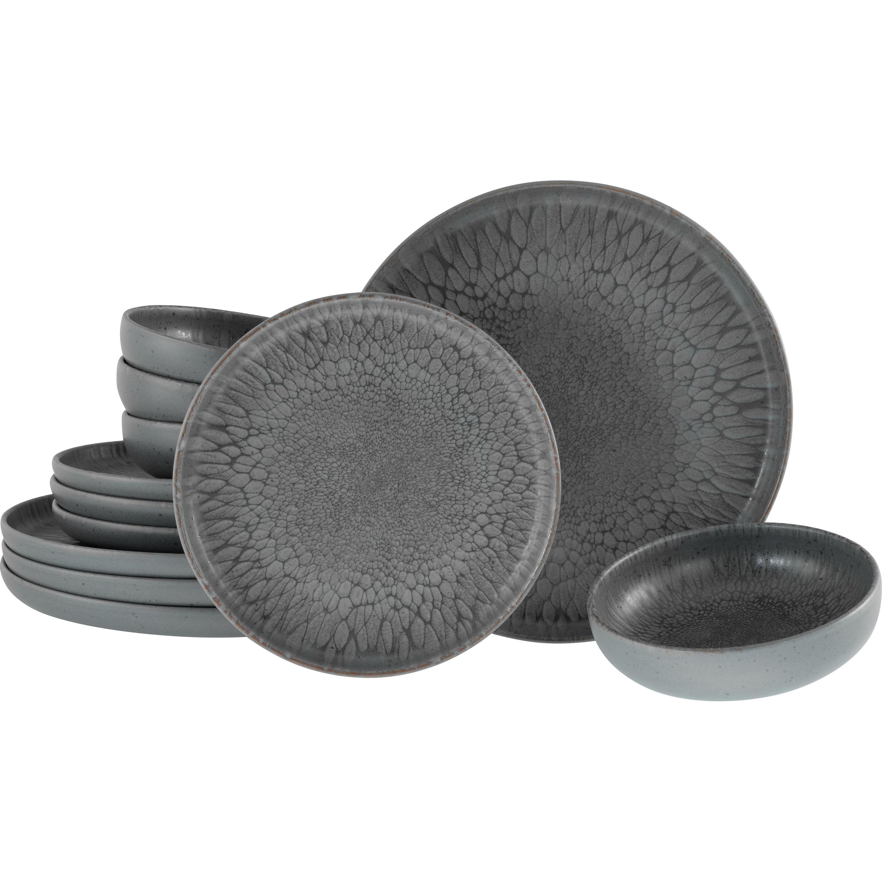 CreaTable, Geschirrset, Uno (12 Stück)
