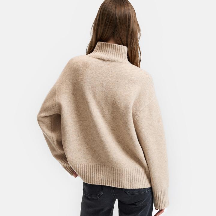 Actual product image La Redoute Collections Rollkragenpullover aus Wolle (XXL)