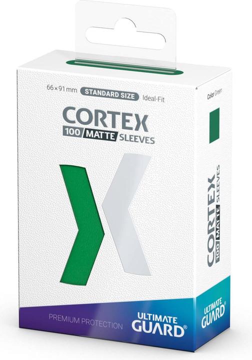 Actual product image Ultimate Guard Kartenhülle Cortex Sleeves Standard Matt-Grün 100