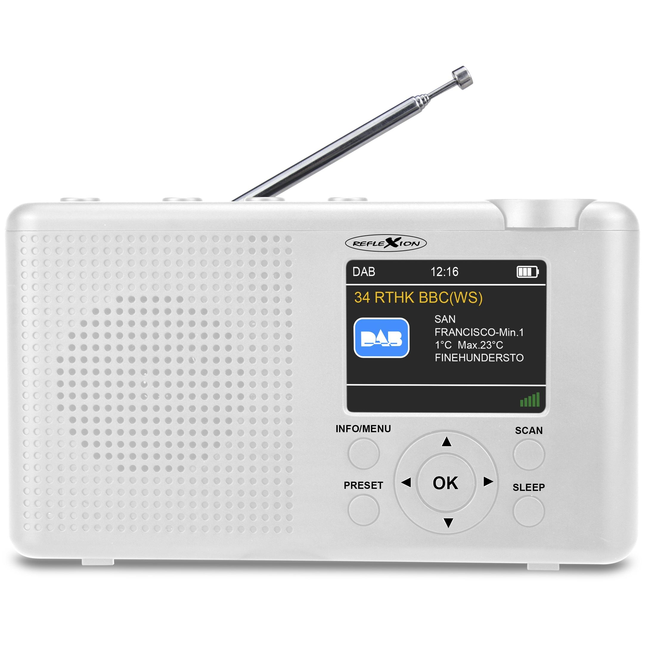 Thumbnail - Reflexion TRA23DAB/WH (DAB+, UKW), Radio, Weiss