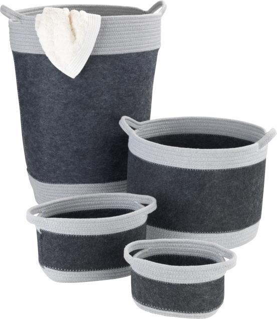 Actual product image Wenko Felt basket Bea (16 cm, 5x)