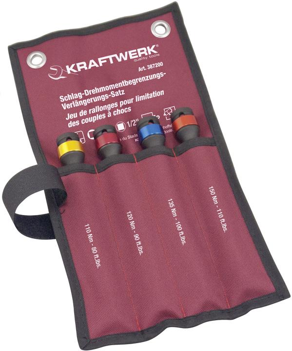 Actual product image Kraftwerk Strike-limit extension set (1/2", 110 Nm, 150 Nm)