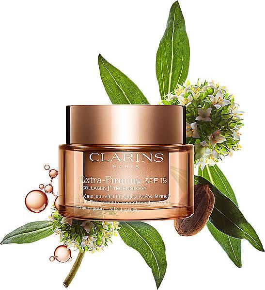 Image du produit Clarins Extra-Firming Jour SPF 15 (COLLAGEN)³ TECHNOLOGY Toutes Peaux Refill (Crème solaire visage, SPF 15, 50 ml, 0.05 g)