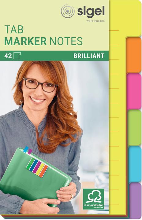 Actual product image Sigel TabMarker Notes (100 x 148 mm)