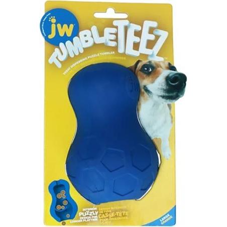 Thumbnail - JW Tumble Teez Blauw (Beschäftigungsspielzeug), Hundespielzeug