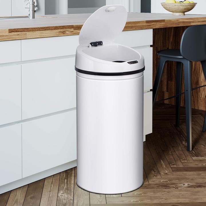 Actual product image Ribelli Stainless Steel Sensor Bin (white, 30 litres) (30 l)