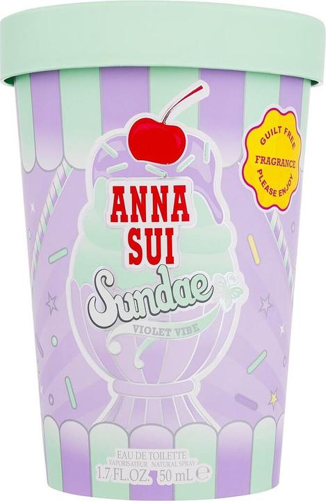 Actual product image Anna Sui Sundae Violet Vibe (Eau de toilette, 50 ml)