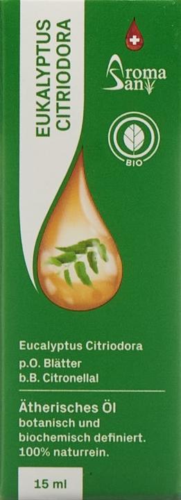 Produktbild AromaSan Eukalyptus Citriodora Bio Ätherisches Öl (15ml)