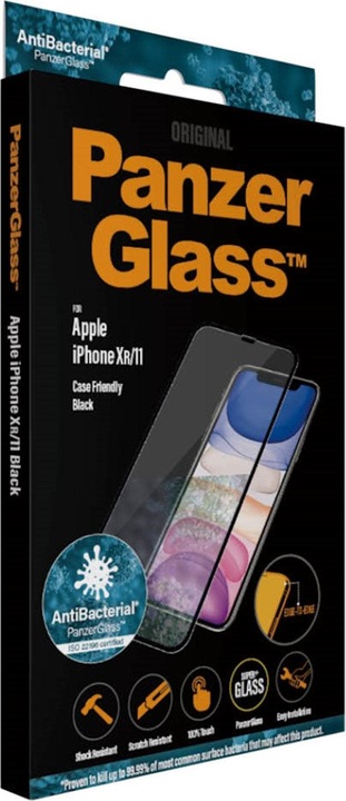 Actual product image PanzerGlass edge to edge (1 Piece, Apple iPhone 11, Apple iPhone XR)