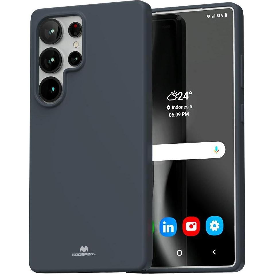 Mercury Soft Sam S25 Ultra S938 niebieski/midnight blue (Samsung Galaxy S25 Ultra), Cover smartphone, Blu