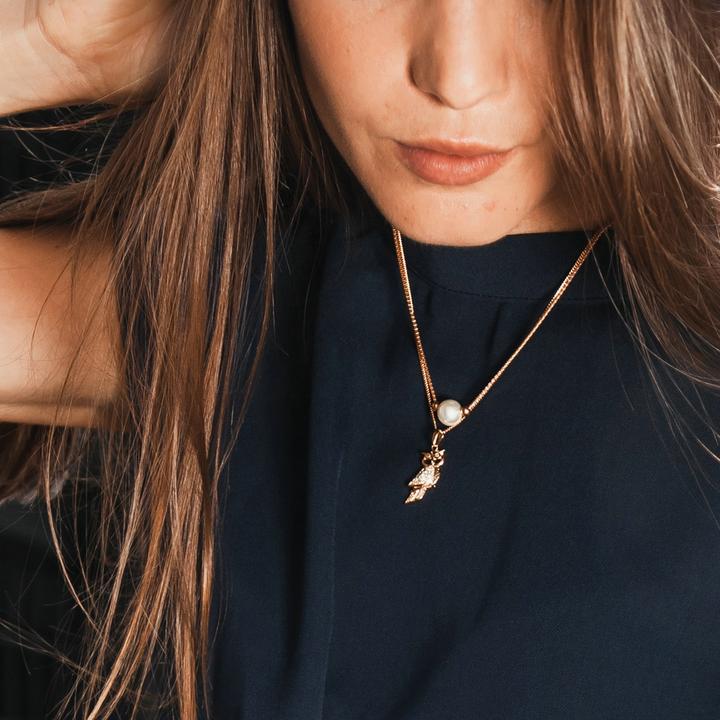 Produktbild Bijouteria Silber-Halskette (Gold Beschichtung, Silber 925, 50 cm)