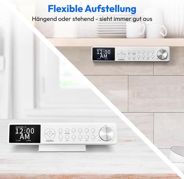 Produktbild Medion LIFE P66750 DAB+ PREMIUM KÜCHENRADIO (DAB+, FM, PLL, Bluetooth)