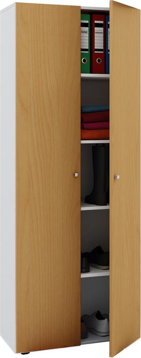 Image du produit VCM Armoire polyvalente en bois Vandol avec portes battantes (70 x 40 cm)