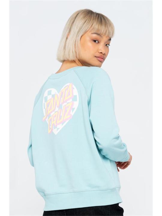 Actual product image Santa Cruz Heart Dot Check Crew (10XL)