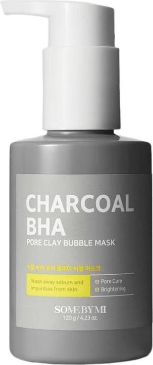 Actual product image Some By Mi Charcoal BHA Pore Clay Bubble Mask 120g