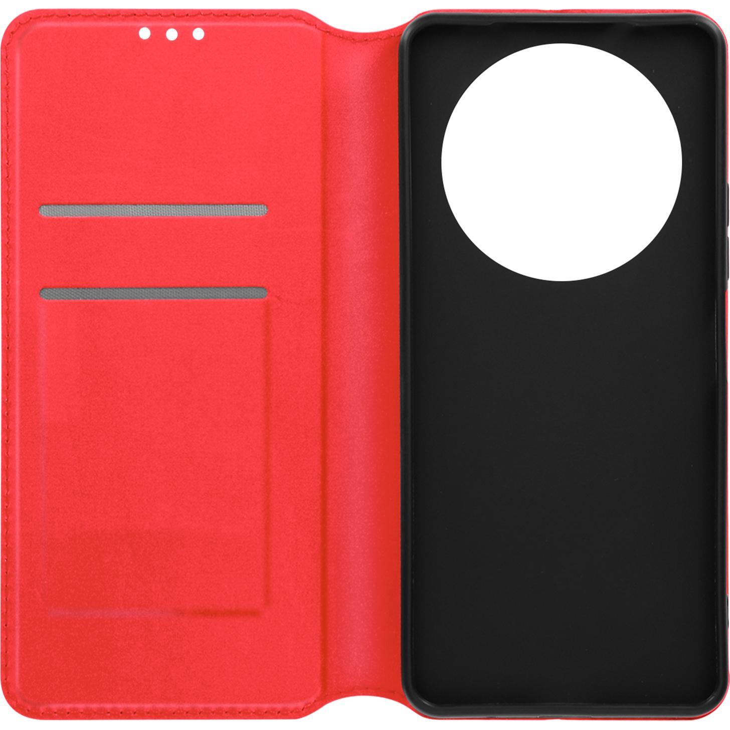 Thumbnail - Avizar Classic Edition, Backcover mit Magnetklappe Series (Xiaomi Redmi A3), Smartphone Hülle, Rot