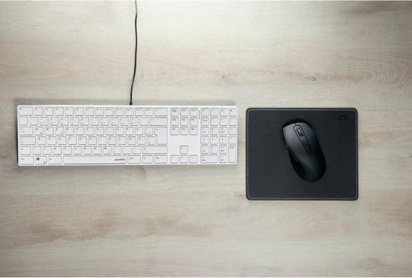 Actual product image Speedlink RIVA Slim Metal Scissor Keyboard, white - DE Layout (DE, Cable)