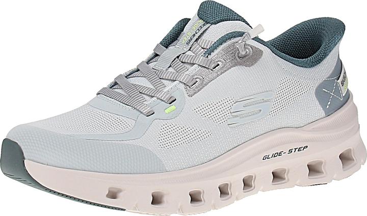 Blau, Blau/weiss, Blue mesh